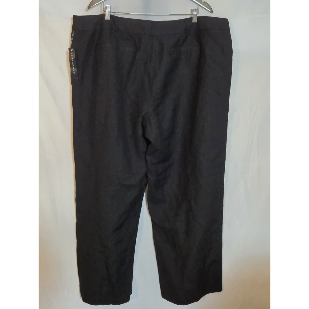 counterparts womens pants ,wide Legs,black , Size 22 W (NWTS)